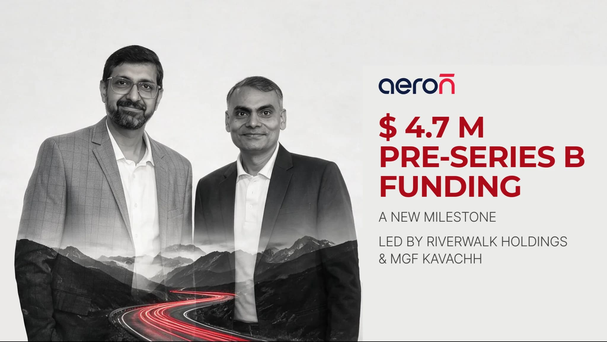 Pre-Series B funding led by Riverwalk Holdings and MGF-Kavachh